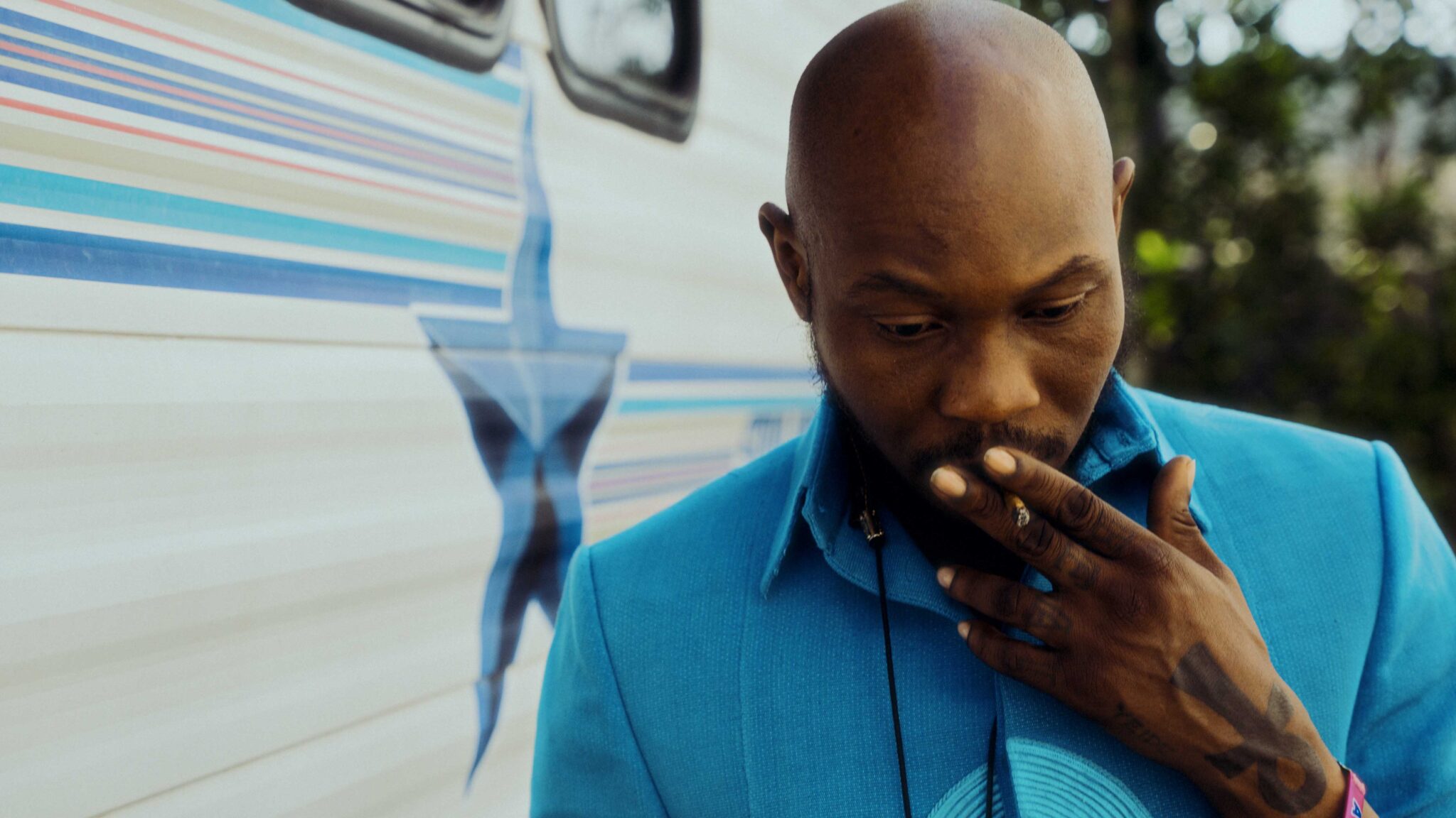 Seun Kuti - Contemplative Portrait